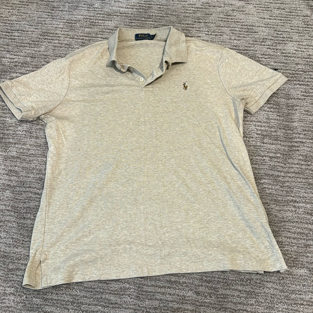 Men’s Tan Polo Shirt